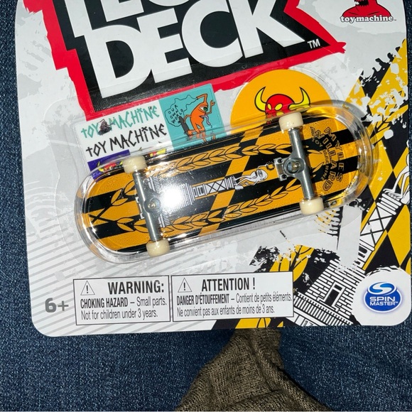Tech Deck * Series 3 * Toy Machine * Yellow And Black *  Brand New * Sealed - Picture 3 of 16
